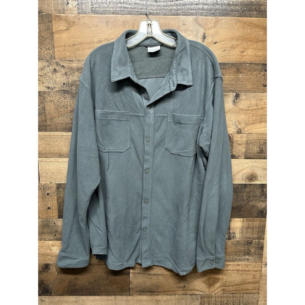 Columbia Men's Long Sleeve Fleece Button Up Size X-Large